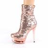 Pleaser - BLONDIER1009 Plattformstiefel, Poledance Schuhe - Pole dance schuhe - Goldfarben Product image